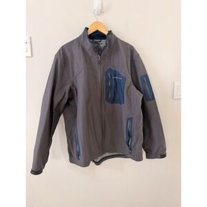 Vineyard Vines Performance Zip Jacket Gray Blue Full Zip Men's XL